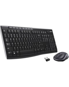 Logitech MK270 Draadloos Toetsenbord en Muis QWERTY - draadloos