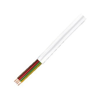 Logilink modulair Flat Cable 4-wire, colour white, 100m