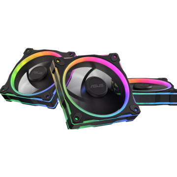 ASUS Prime MR120 ARGB REVERSE Triple Pack Black - Ventilator