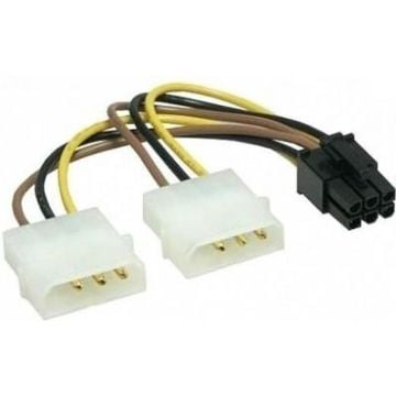 gembird Internes Netzteilkabel PCI Express, 6 Pin 2 Stk