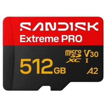 Sandisk Extreme Pro microSD UHS-I 512GB - Flashgeheugenkaart