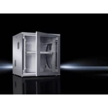 Rittal Wandkast flatbox 19 inch, 6 U, 60 cm breed, 36 cm hoog, 60 cm diep. 1 stk