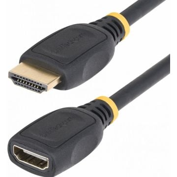 StarTech.com 3.3ft HDMI 2.0 Extension Cable, 4K 60Hz, MF - High Speed