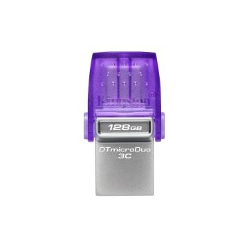 Kingston DataTraveler microDuo 3C 128GB Purple - USB-Stick