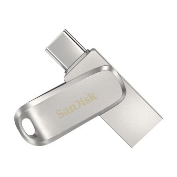 Sandisk Ultra Dual Drive Luxe 128GB Silver - USB-Stick