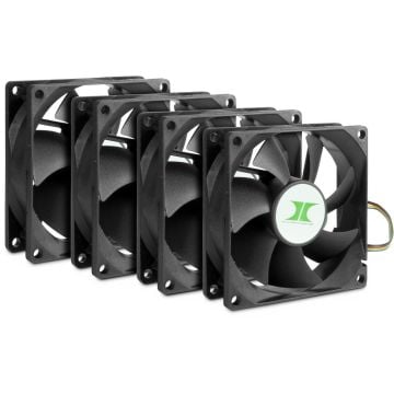 Inter-Tech IPC Fan Set 4-pack - Ventilator