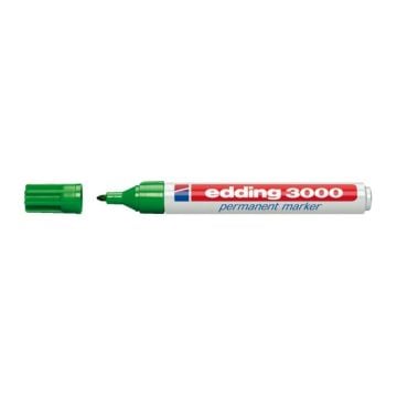 Edding 3000 Groen - Permanente marker (10 stuks)