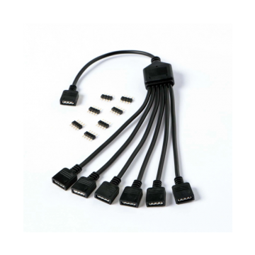Gelid Solutions RGB 1-to-6 Splitter - verloopadapter voor RGB producten