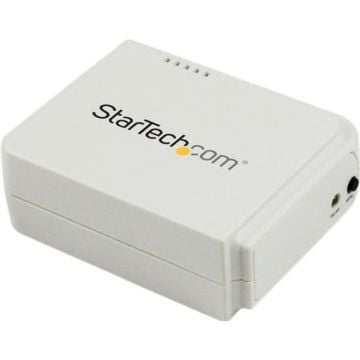 StarTech.com 1-poorts USB Wireless N netwerkprintserver met 10/100 Mbps Ethernet-poort  - 802.11 b/g/n