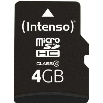 Intenso - Flashgeheugenkaart (Adapter voor microSDHC naar SD inbegrepen)