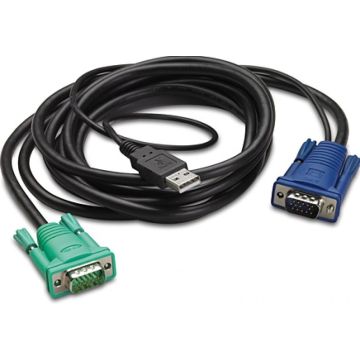 APC AP5821, 1,8 m, Zwart, USB-A, HD-15, Mannelijk/Mannelijk, 70 g