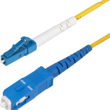 StarTech.com 5m (16.4ft) LC to SC (UPC) OS2 Single Mode Fiber Cable - Verbindingskabel