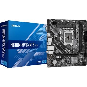 ASROCK H610M-HVS/M.2 R2.0 - Micro ATX LGA 1700