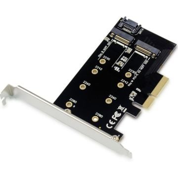 Conceptronic EMRICK04B, PCIe, M.2, PCIe 3.0, Passief, China, JMB585