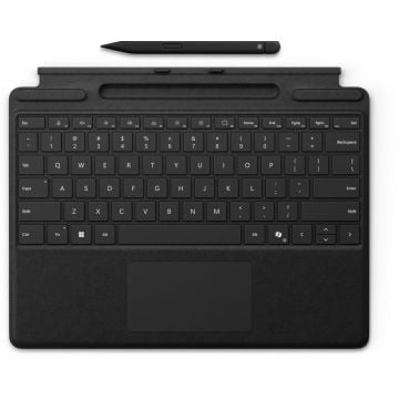 Microsoft Surface Pro 13-inch QWERTY toetsenbord met Slim Pen - Zwart