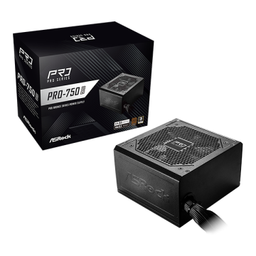 Asrock PRO-750B - Voeding