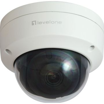 LevelOne IPCam FCS-3403 Dome Out 4MP H.265 IR 9W PoE