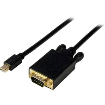 StarTech.com 3 m lange Mini DisplayPort-naar-VGA-adapterconverterkabel – mDP naar VGA 1920x1200 - zwart