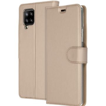Accezz Wallet Softcase Bookcase Samsung Galaxy A42 - Goud