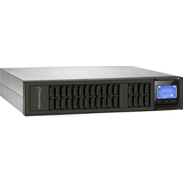 PowerWalker VFI 1000CRM LCD, Dubbele conversie (online), 1 kVA, 800 W, Sinus, 110 V, 300 V