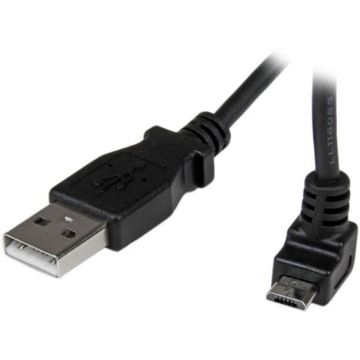 StarTech.com 2 m micro USB-kabel - A-naar-micro-B met opwaartse hoek