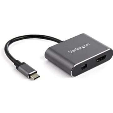StarTech.com USB-C naar mini DisplayPort  HDMI multiport video adapter - 4K 60Hz UHD
