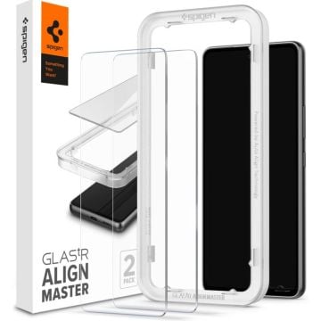 Spigen GLAS.tR AlignMaster - Schermbeschermer voor mobiele telefoon