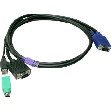 LevelOne KVM Kabel ACC-3203 USB+PS/2 5,00m