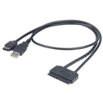 Akasa Flexstor eSATA-Kabel für 2,5-Zoll-SATA-HDD und -SSD
