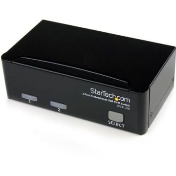 StarTech.com 2-poort Professionele USB KVM-Switch met Bekabeling - KVM-schakelaar