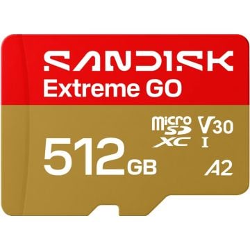 SanDisk Extreme GO microSDHC 512GB - Flashgeheugenkaart