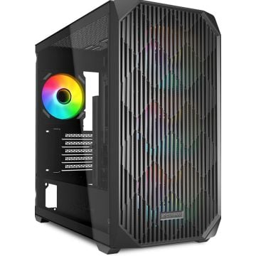 Sharkoon Behuizing MK3 RGB Micro-ATX 1xGlas zwart