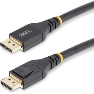 StarTech.com 25ft (7m) VESA-Certified Active DisplayPort 1.4 Cable, DP8K wHBR3HDR10MSTDSC 1.2HDCP 2.2, 8K 60Hz, 4K 120Hz Video - Active DP 1.4 Cable MM (DP14A-7M-DP-CABLE)