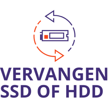 Azerty Vervangen SSD/HDD pc of notebook - assemblage