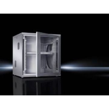 Rittal Wandkast flatbox 19 inch, 9 U, 60 cm breed, 49 cm hoog, 40 cm diep. 1 stk