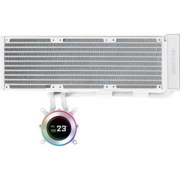 Lian Li Hydroshift II LCD-C 360N White - Waterkoeler
