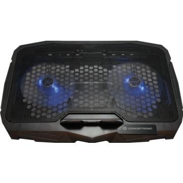 CONCEPTRONIC 2-Fan Cooling Pad (17.0"")/ Ergonomisch