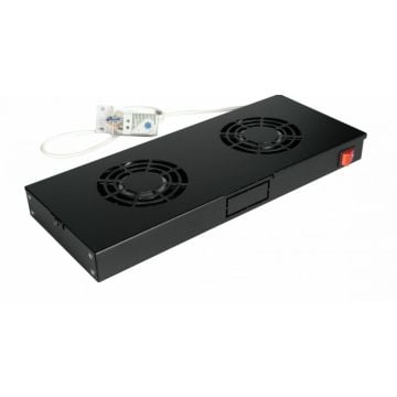 Equip Lüftermodul 19" voor Serverschränke, 4xLüfter RAL9005
