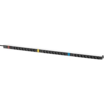 DIGITUS PDU 24xC13 3xC19 Ausgänge 230V/16A schwarz