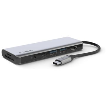 Belkin CONNECT USB-C 7-in-1 Multiport Adapter - Dockingstation