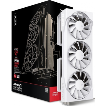 XFX SWIFT AMD Radeon RX 9070 White Triple Fan Gaming Edition - Videokaart