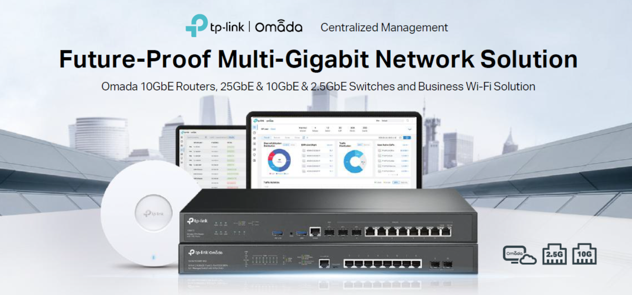 TP-Link Omada Future proof Multi-gigabit netwerkoplossing